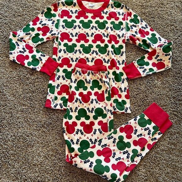 Hanna Anderson x Disney Mickey pajama set XS - Picture 2 of 7